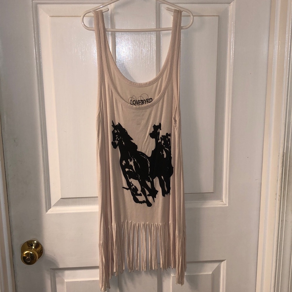 Lovebyrd fringe top